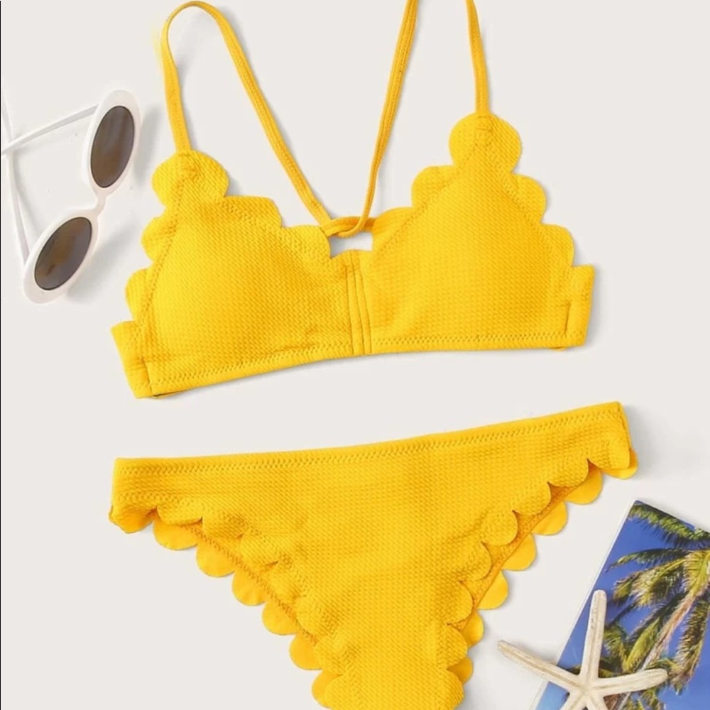 Yellow Shein Bikini